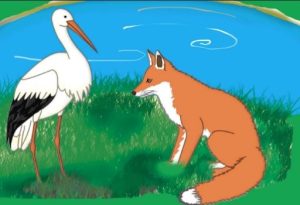 crane and fox story in hindi1