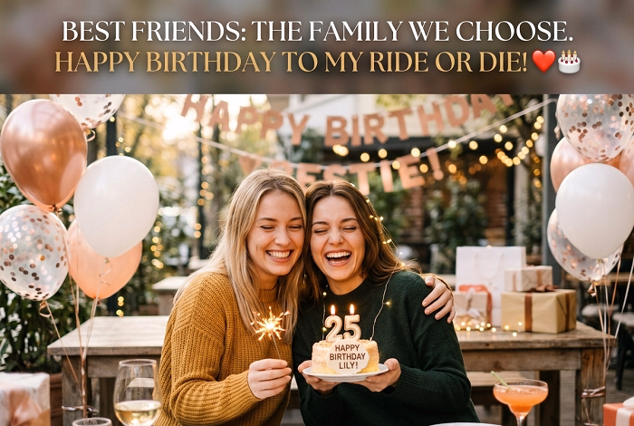 Best Friend Birthday Template