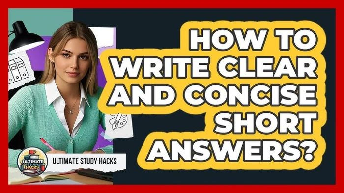 Kaise short aur clear answer dein