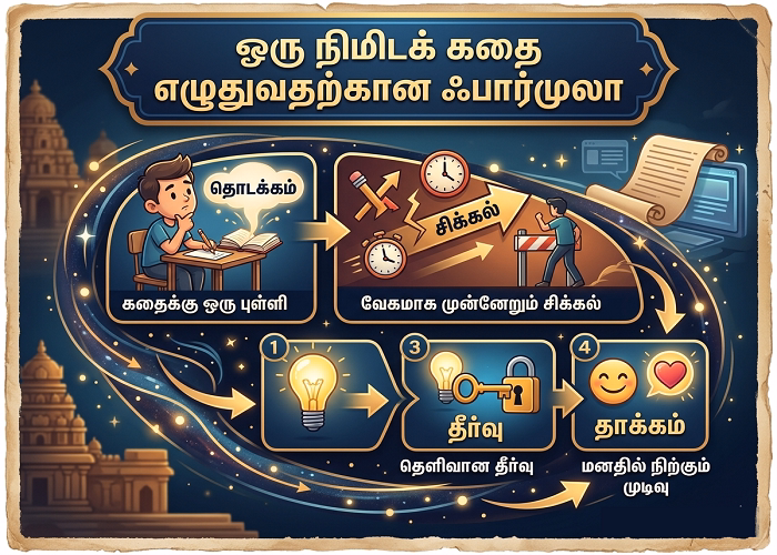 One minute story likhne ka formula