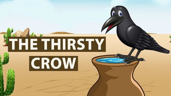 The Thirsty Crow Story – A Quick Tale About Being Smart and Not Giving Up thirsty crow story writing