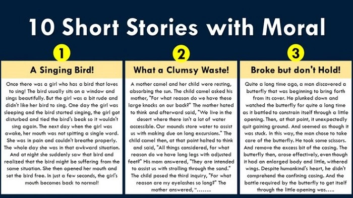 More 10 Lines Easy Small Story Ideas