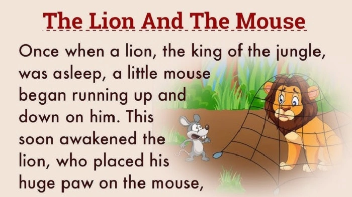 What Is a Lion Story in Englishs