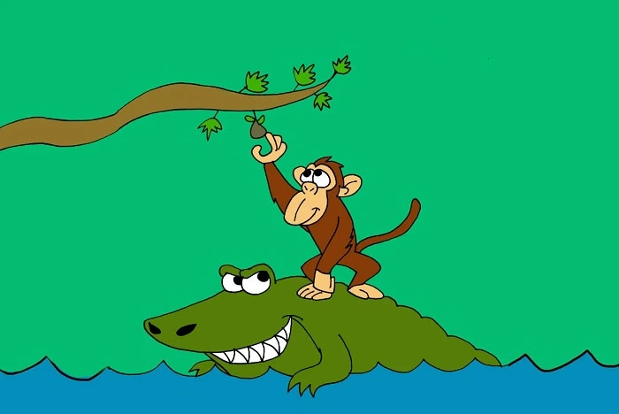the monkey and the crocodile short storyss